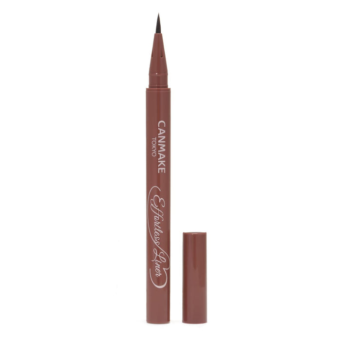 Canmake Effortless Liquid Eyeliner Pencil 02 Cache Coeur Pink Brown 0.63ml