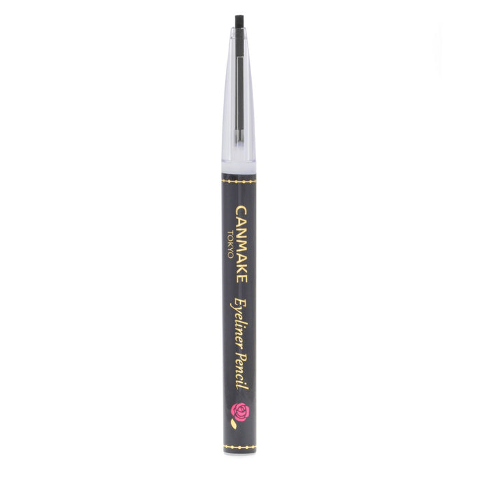 Canmake Black Eyeliner Pencil Rich Intense Color 01 0.2g