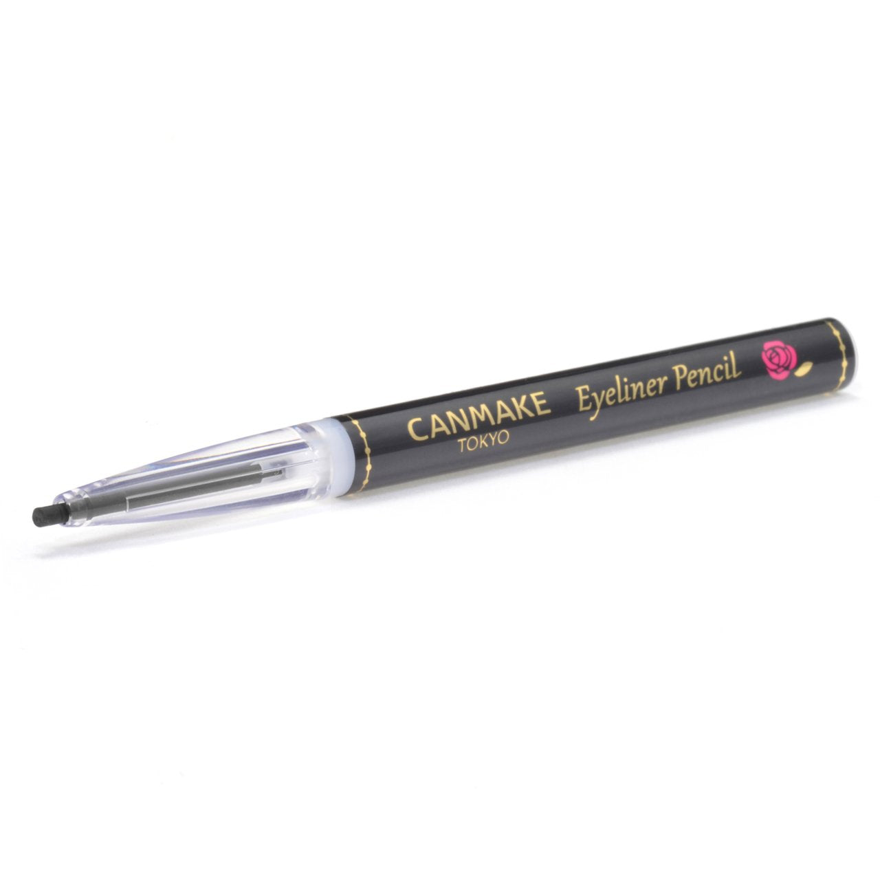 Canmake Black Eyeliner Pencil Rich Intense Color 01 0.2g