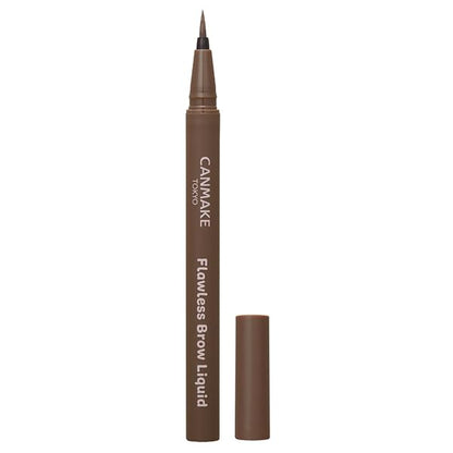 Canmake Flawless Brow Liquid Sesame Greige 03 - 0.5ml Charcoal Powder Matte Eyebrow