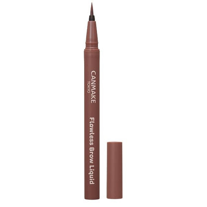 Canmake Flawless Brow Liquid Raspberry Brown 04 - 0.5ml Matte Pink Eyebrow Powder