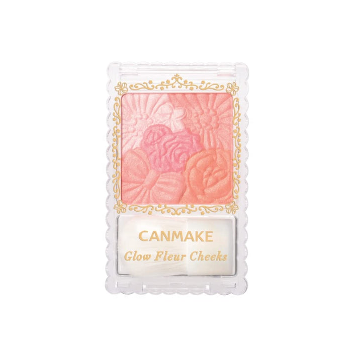 Canmake Glow Fleur Cheeks - 01 Peach Fleur 6.3G - Radiating Blush by Canmake