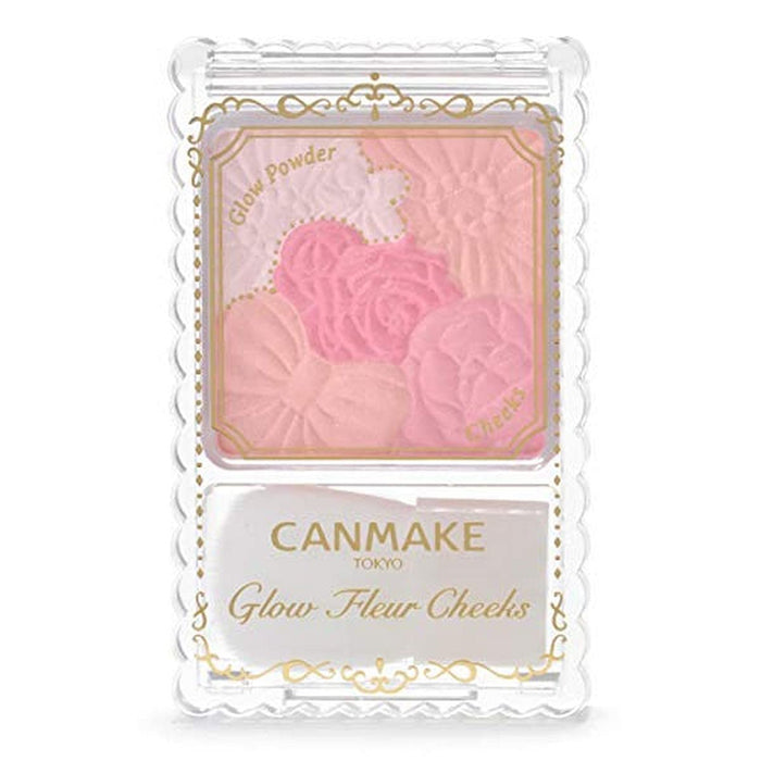 Canmake Glow Fleur Cheeks 04 Strawberry Fleur Weight 6.3g - Skin Radiance Enhancer