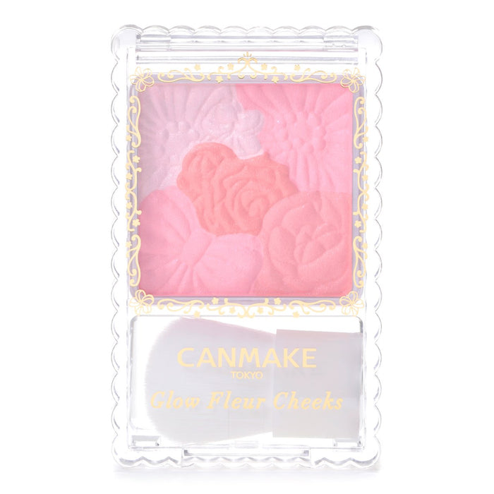 Canmake Glow Fleur Cheeks 05 Wedding Fleur Powder Compact Size 6.3g