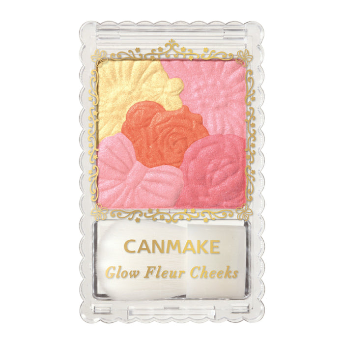 Canmake Glow Fleur Cheeks 07 Lemon Cherry 6.3G - Radiant Blush Makeup