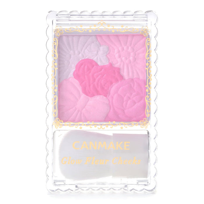 Canmake Glow Fleur Cheeks 08 Fuchsia Berry Fleur Shade 6.3G Compact