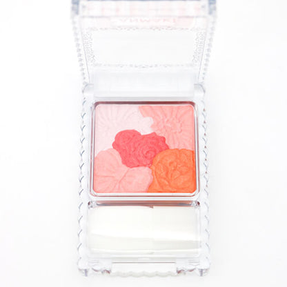Canmake Mat Fleur Cheeks Blush Palette With Soft Brush Applicator (6g)