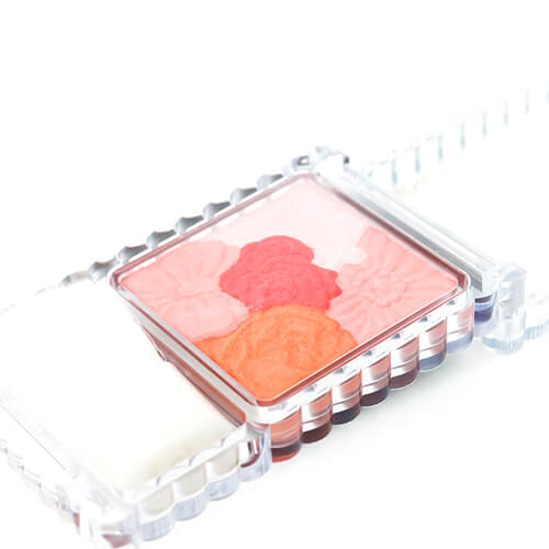 Canmake Glow Fleur Cheeks Blush Palette With Soft Brush Applicator  (6.3g)