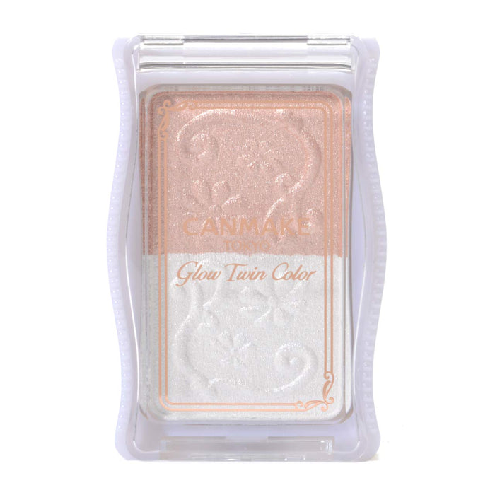 Canmake Glow Twin Color Eyeshadow 05 Pink Beige Pearl Glam 3.5G - Pack of 1