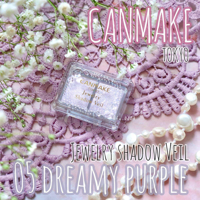 Canmake Jewelry Shadow Veil 05 Dreamy Purple Eyeshadow 1.6G (X 1)
