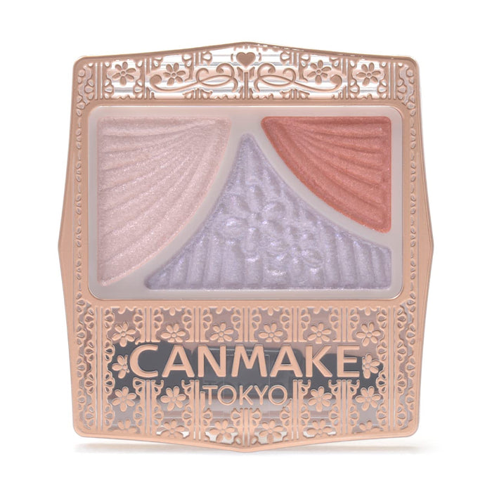 Canmake Juicy Pure Eyes 16 Silhouette Sunrise 1.2G Pearl Glitter Orange Gloss