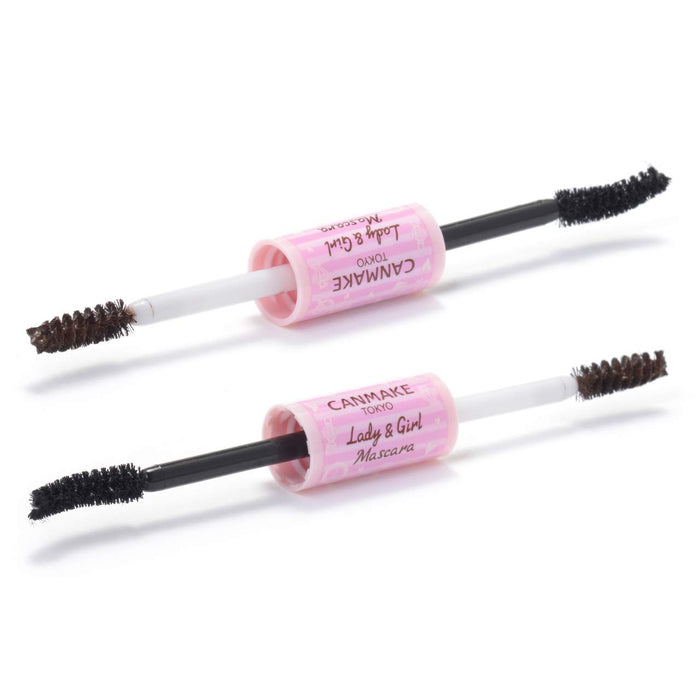 Canmake Lady Black and Girly Brown Mascara 3.1g - Pack of 1