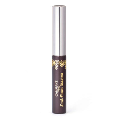 Canmake Lash Frame Mascara 01 Natural Black 5.5g - Long-lasting Smudge-Proof