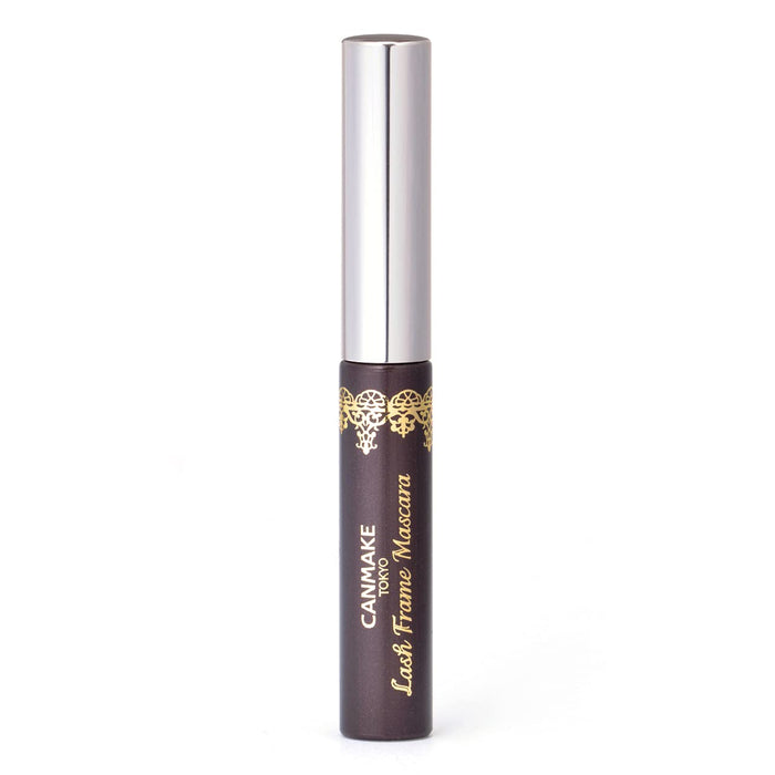 Canmake Lash Frame Mascara 01 Natural Black 5.5g - Long-lasting Smudge-Proof
