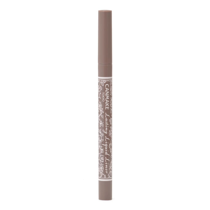 Canmake Quick Dry Taupe Greige 0.5ml Lasting Liquid Eyeliner with Extra Fine Brush