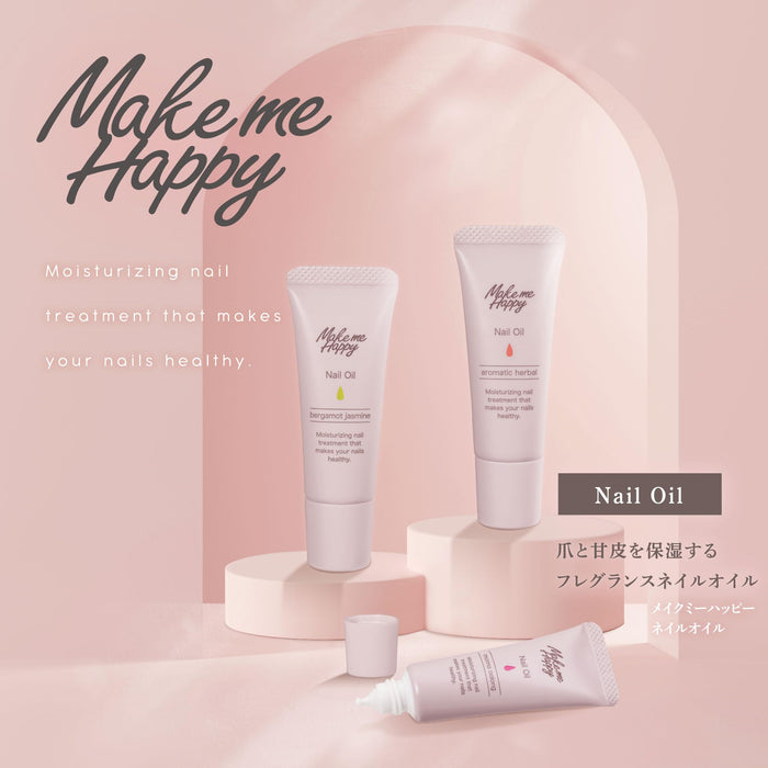 Canmake Make Me Happy Nail Oil - Highly Moisturizing Aromatic Herbal Nail Care