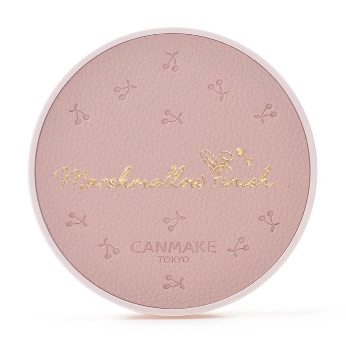 Canmake Matte Ocher Marshmallow Finish Face Powder 10.0G Pink Ocher Leather-Like Container