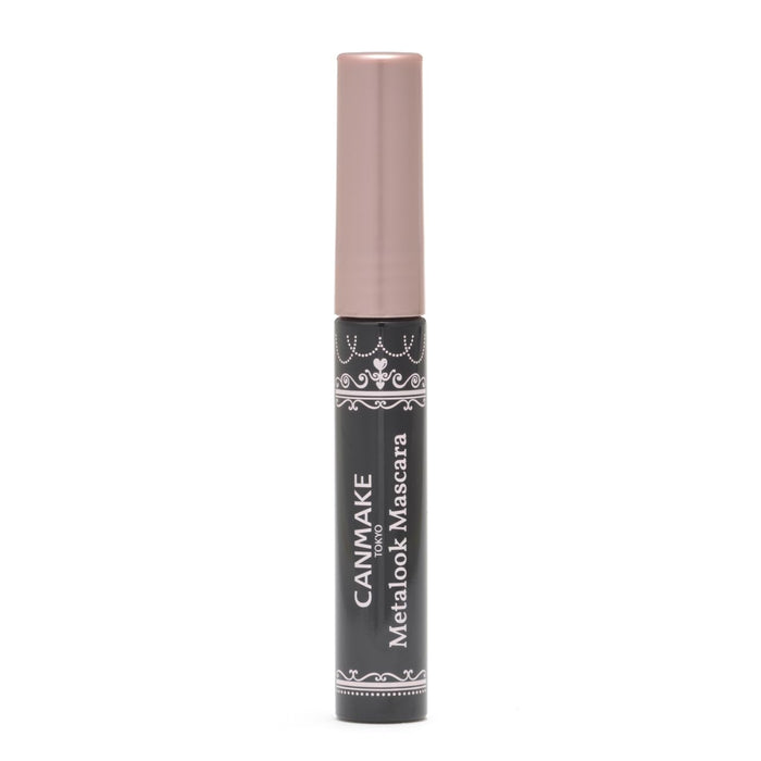 Canmake Metal Look Mascara 4.0g - 01 Black With Eyelash Curling Feature