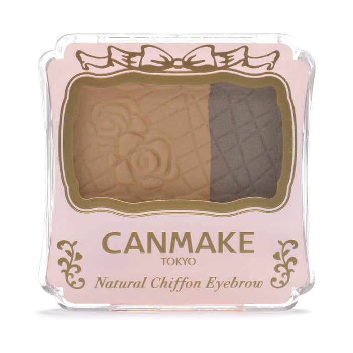 Canmake Natural Chiffon Eyebrow N04 Honey Nuts 3.9G Long-Lasting Makeup