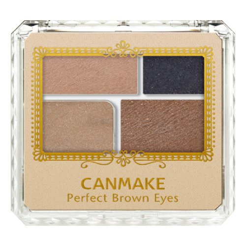 Canmake Perfect Brown Eyes 01 Deep Brown Shade Compact 3.6g