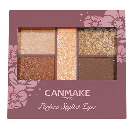Canmake Perfect Stylist Eyes 5 Color Eyeshadow Palette With Brush Japan With Love