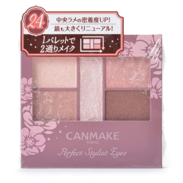 Canmake Perfect Stylist Eyes V24 Mellow Milk Tea Eyeshadow 3.0G (X 1)