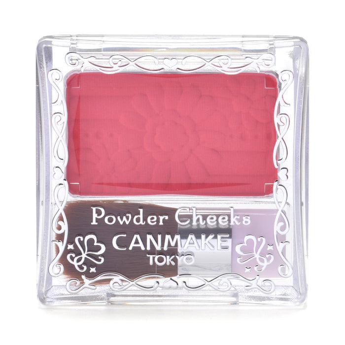 Canmake Rose Red Powder Cheeks 4.4g - Vibrant Blush for Radiant Glow