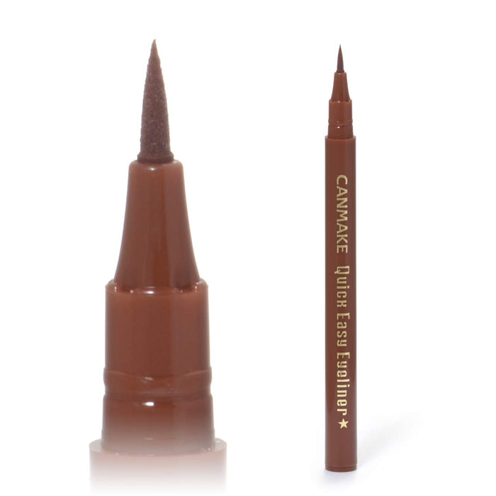 Canmake Quick Easy Eyeliner Cherry Brown 02 0.5G - Long Lasting and Smudge-Proof