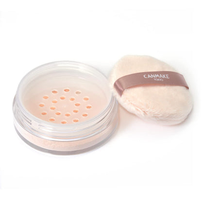 Canmake Silky Loose Moist Powder 01 Silky Beige Loose Powder Removes With Face Wash Moisturizing Powder Soap Off Unscented Uv Cut