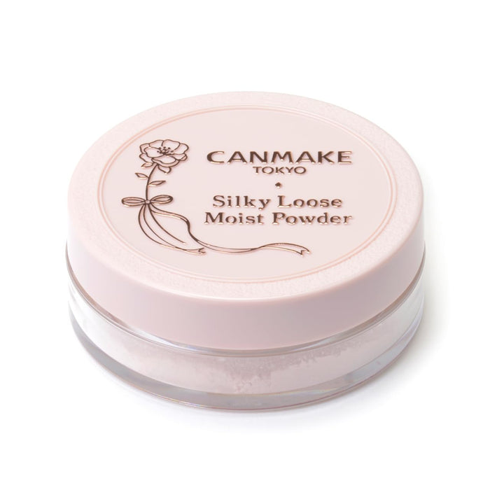 Canmake Silky Loose Moist Powder P01 Luster Pink 6.0G - Moisturizing Pearl Soap Off