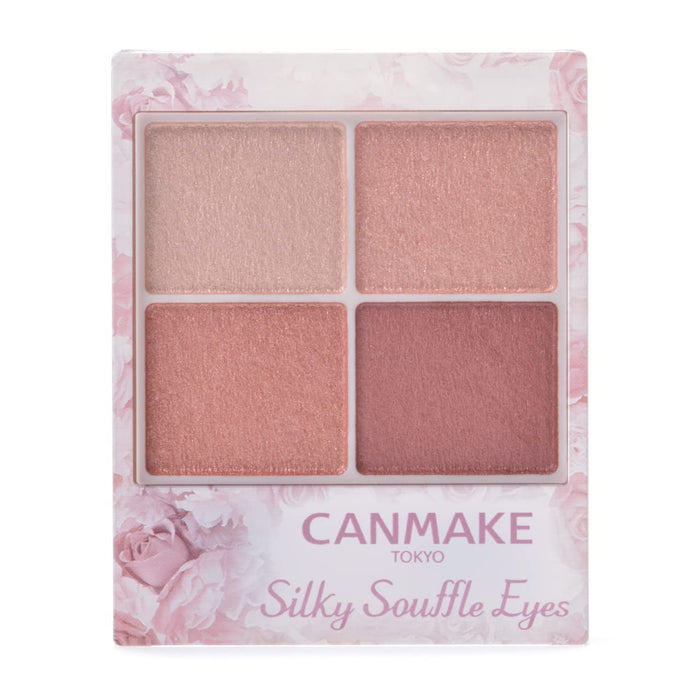 Canmake Silky Souffle Eyes 10 Sweet Love Letter 4-Color Eye Shadow Glossy Transparency