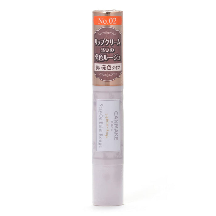 Canmake Stay-On Balm Rouge 02 Smiley Gerbera Long-Lasting Lip Balm 2.7g
