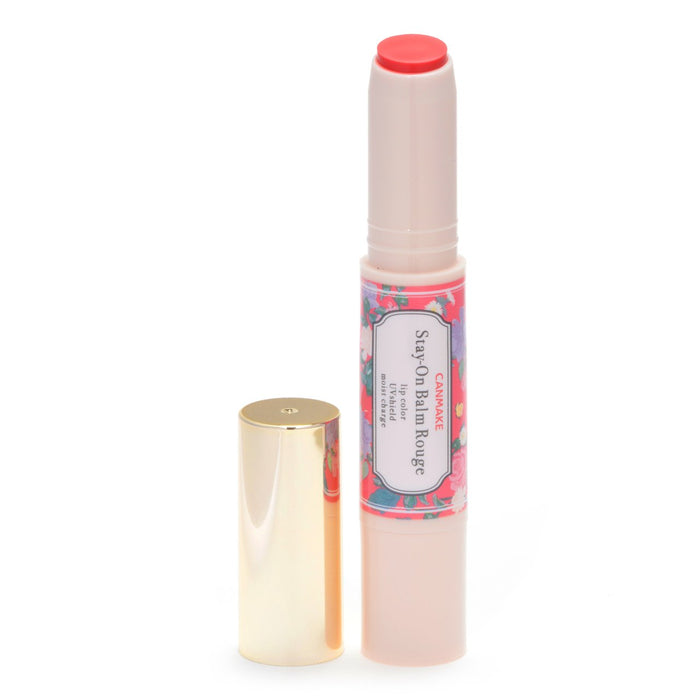 Canmake Flowery Princess Stay-On Balm Rouge 2.7G - Long-Lasting Lip Care