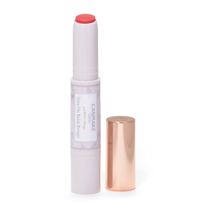 Canmake Stay-On Balm Rouge 15 Elegant Dahlia Shade Long-Lasting 2.8G