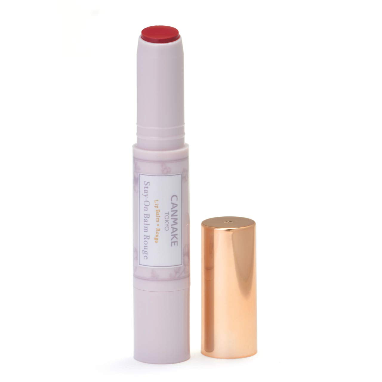 Canmake Stay-On Balm Rouge Lipstick Ruby Prism Rose 2.8G Single Unit