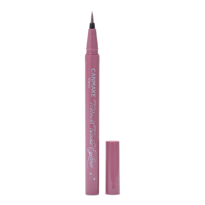 Canmake Tokimeki Twinkle Fine Pearl Eyeliner Cosmic Shower Liquid Felt Pen Pink 01