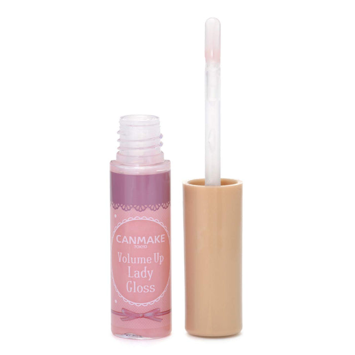 Canmake Pearl Pink Volume Up Lady Gloss 5ml - High Shine Lip Gloss