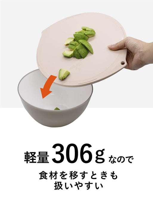 Cb Japan 圆形切菜板 - 适用于洗碗机日本制造灰色易于切割多种食材 - Atomico
