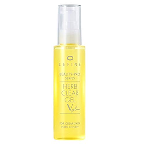 Cefine Herb Clear Gel V Plus 120ml - Japanese Gel Cleanser For Face - Facial Skincare Product