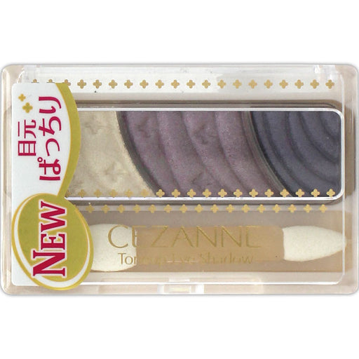 Cezanne 3-color Toneup Eyeshadow Trio With Dual-Head Brush Applicator Japan With Love