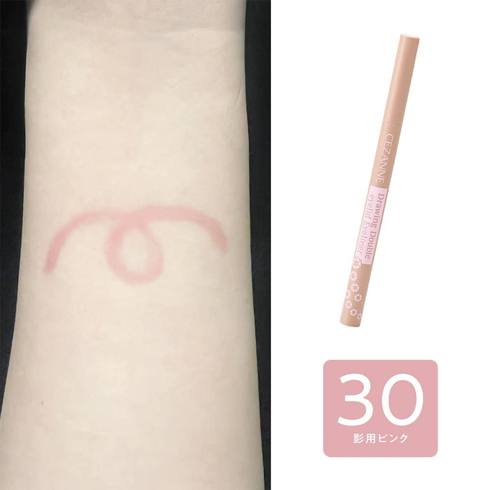 Cezanne Draw Eyeliner 30 Pink 0.6ml Liquid for Shadows - Cezanne Makeup