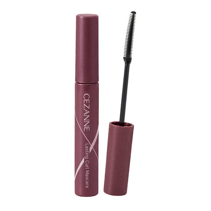 Cezanne Double Comb Color Mascara - Durable Smudge-Resistant Long Fiber 03 Mauve 5.0G