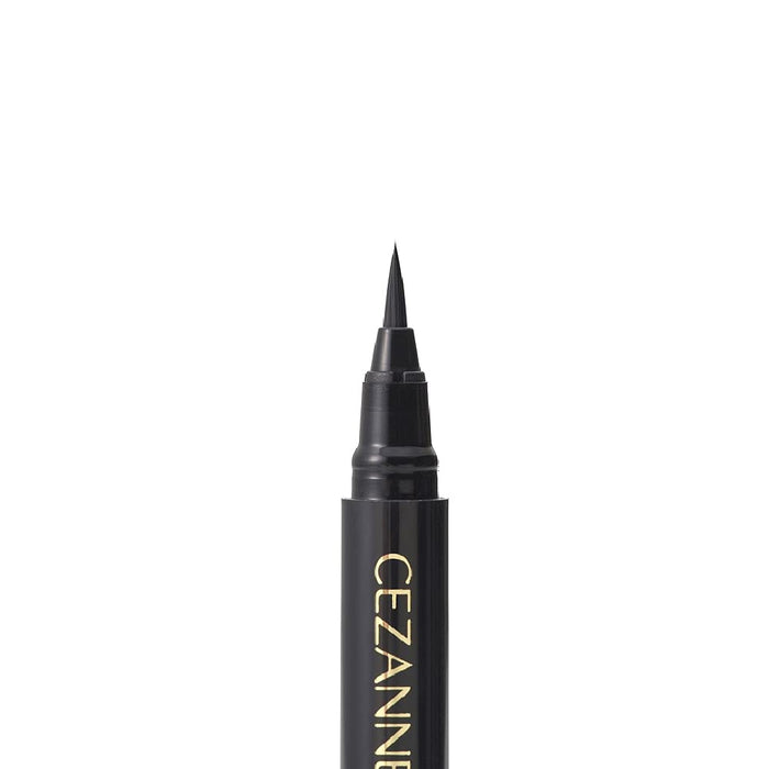 Cezanne Extra Fine 10 Black Liquid Eyeliner 0.48ml Waterproof and High Color