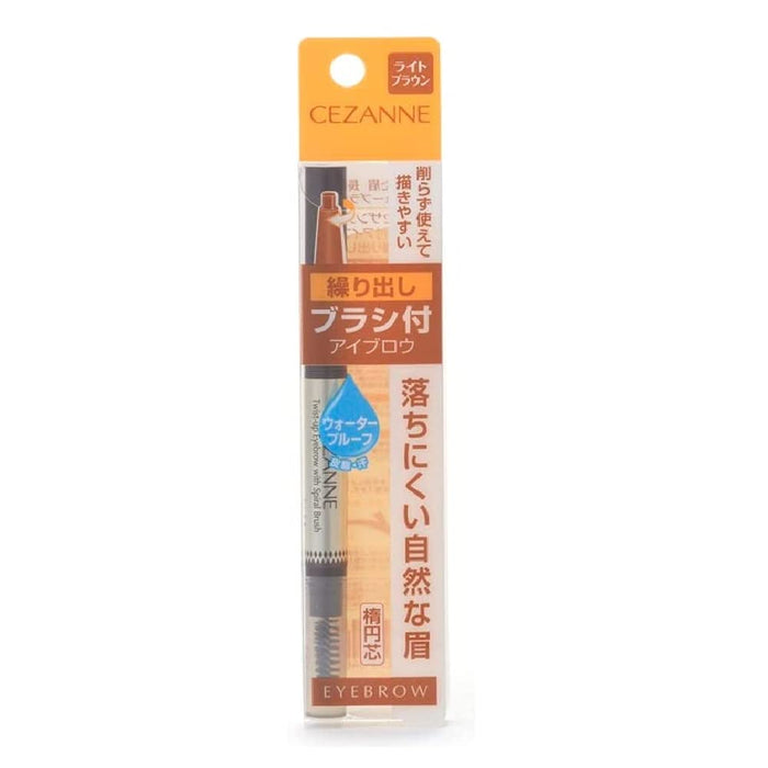 Cezanne Light Brown Eyebrowser Extension 0.23G with Brush Waterproof Single Pack