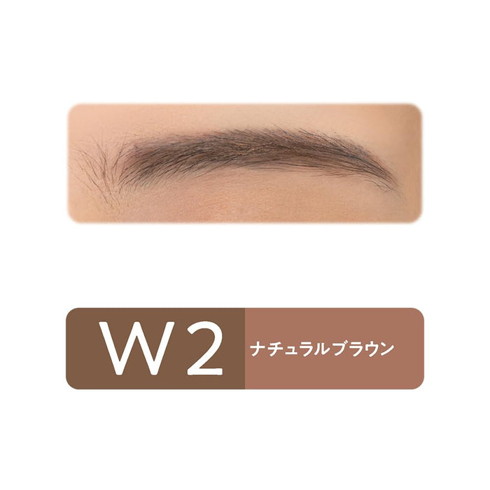 Cezanne Natural Brown 1.9G Eyebrow Wax & Powder W2 with Brush