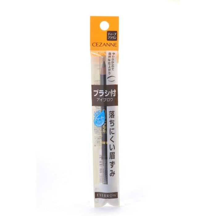 Cezanne Deep Brown Eyebrow Pencil 1.2g with Brush Single Pack