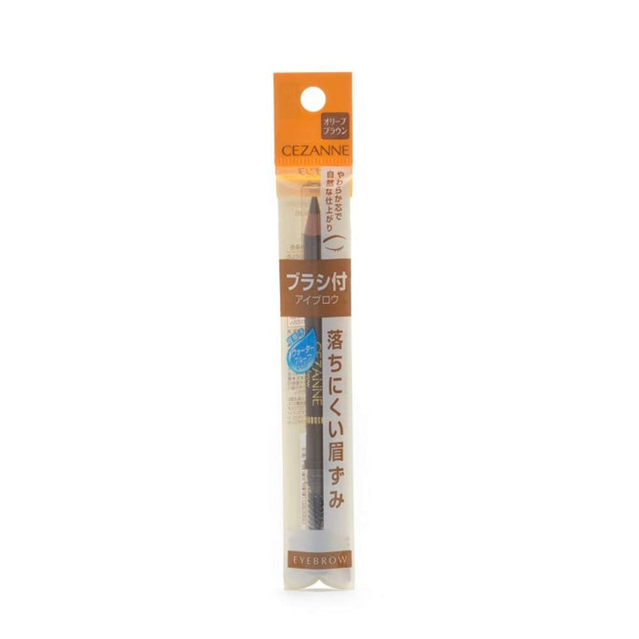 Cezanne Eyebrow Pencil Type 1.2g with Brush in Olive Brown Pack of 1