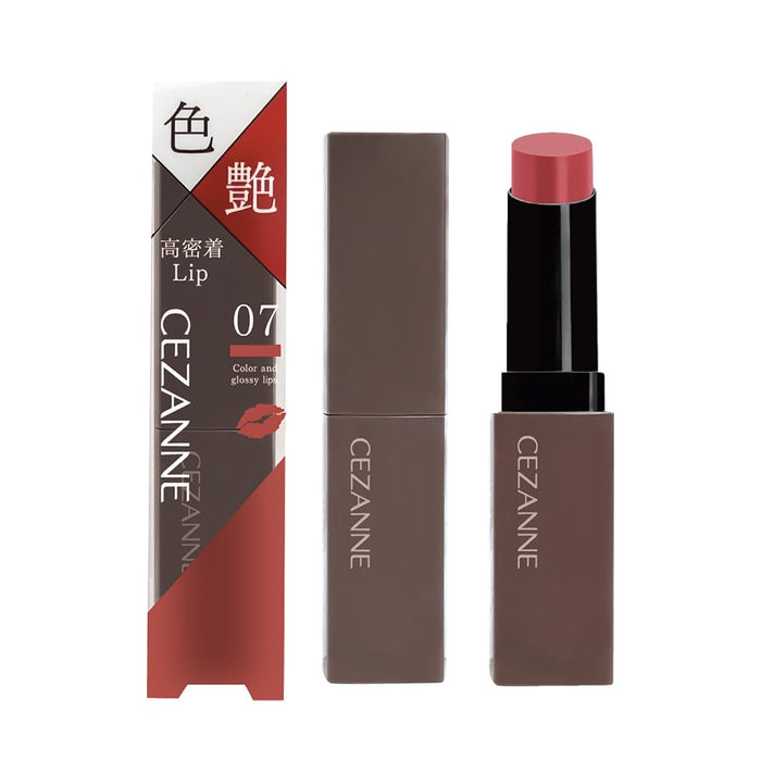 Cezanne Lip Color Shield 07 3.7g Sweet Rose Long-Lasting Gel Film Lip Color