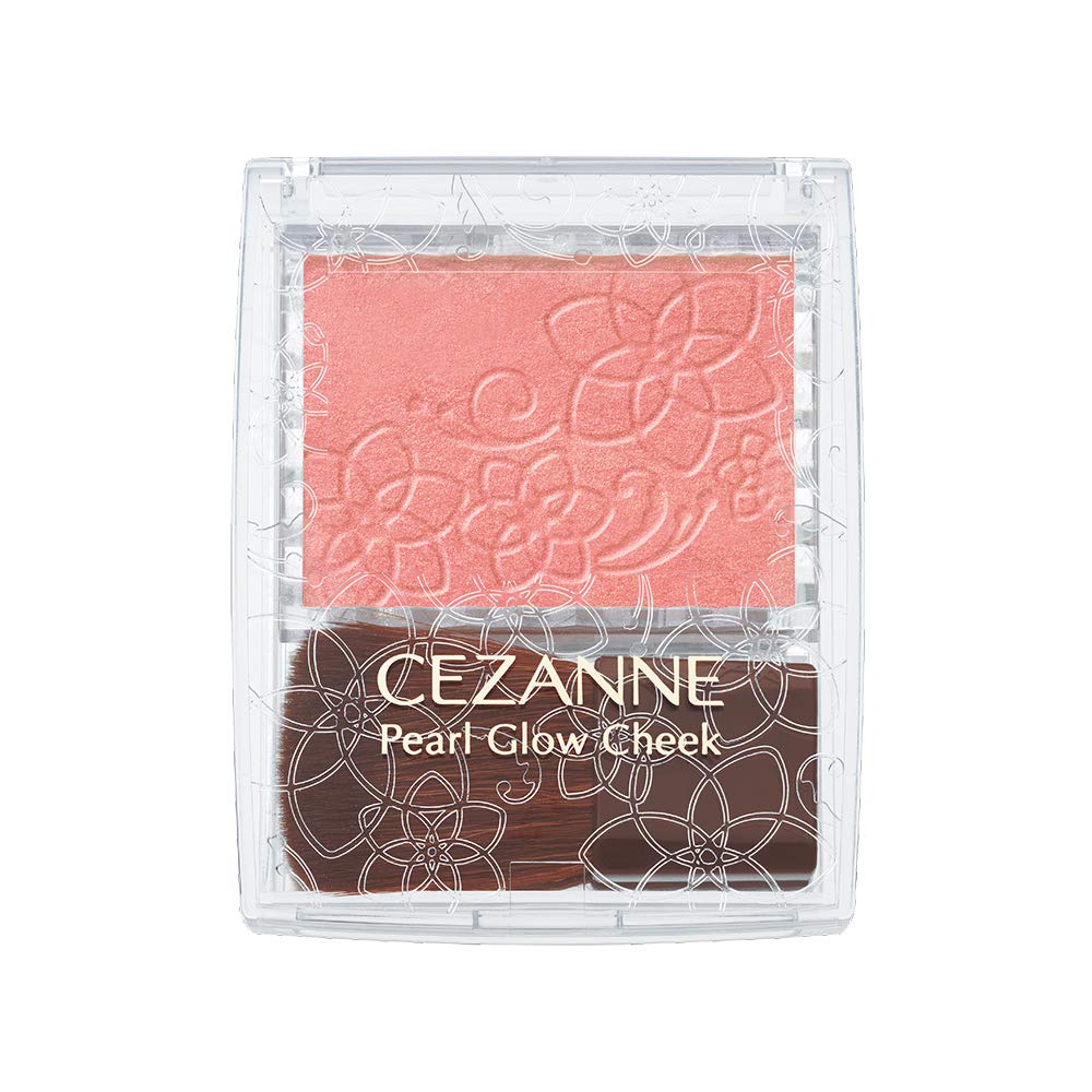 Cezanne Pearl Glow Cheek P1 Gold Peach 2.4G - Radiant Blush Makeup
