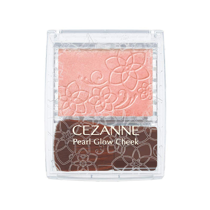 Cezanne Pearl Glow Cheek P2 Beige Coral 2.4G - Radiant Makeup Blush